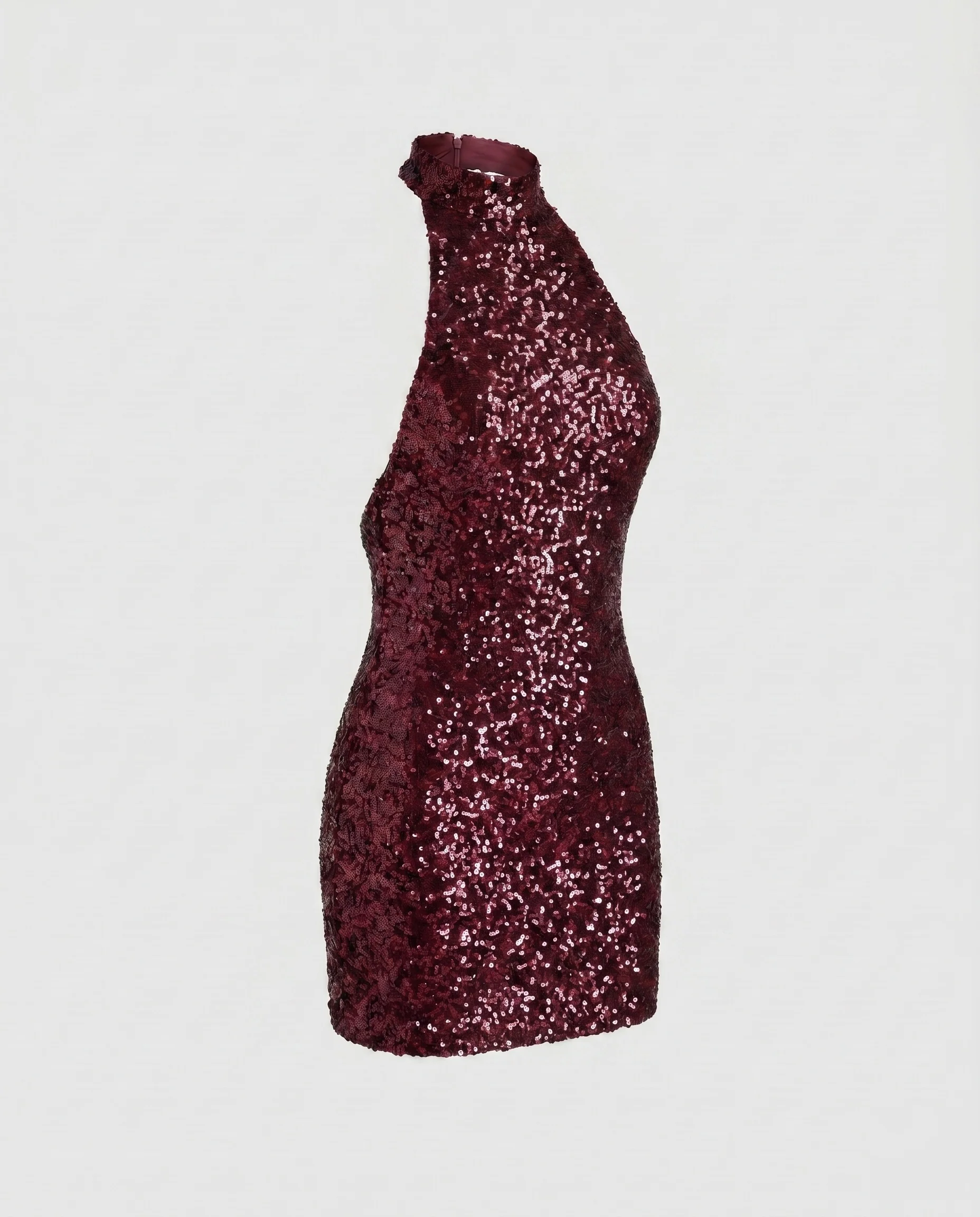 Damen Glitzerndes Cocktailkleid mit schmalem Schnitt und elegantem Halterdesign R&B - Image 9