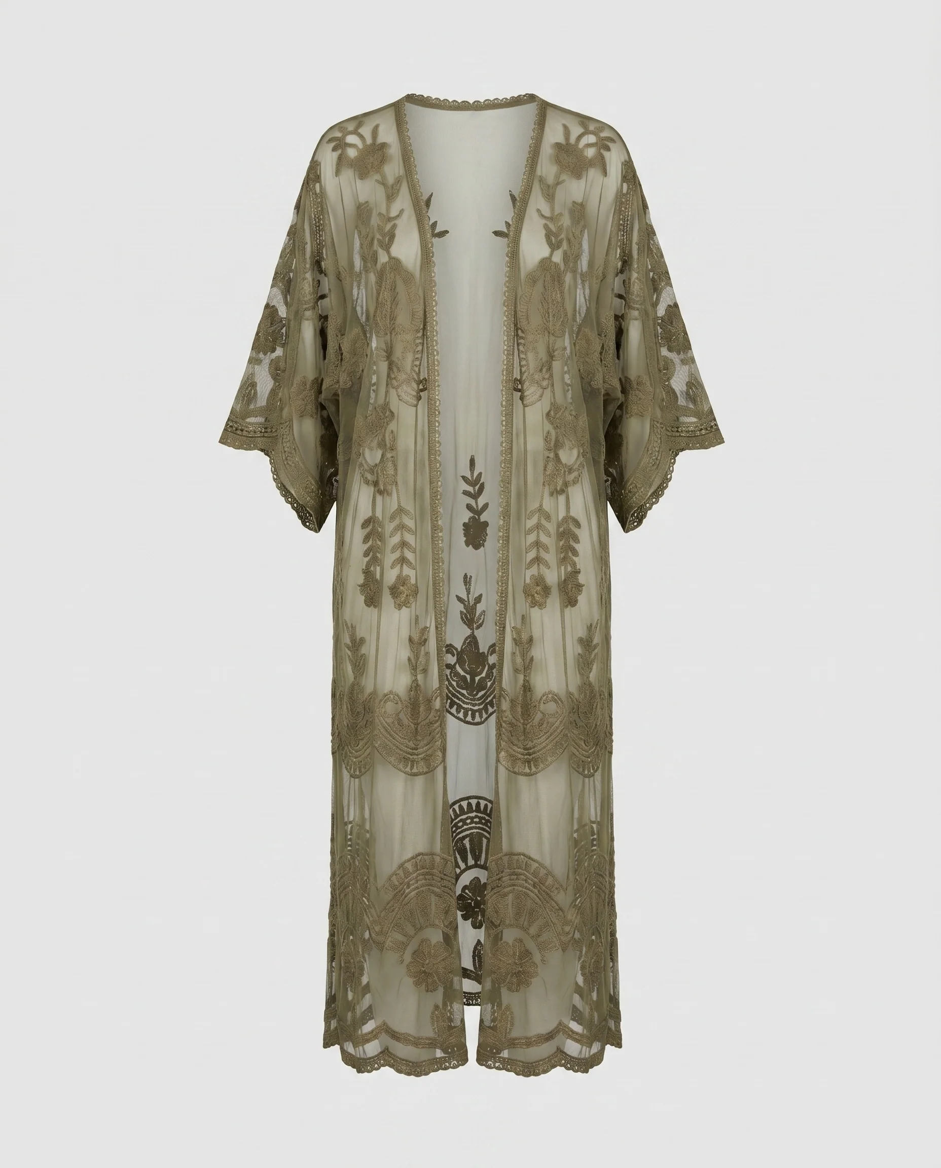 Damen Häkel-Kimono mit feinen Details R&B - Image 4