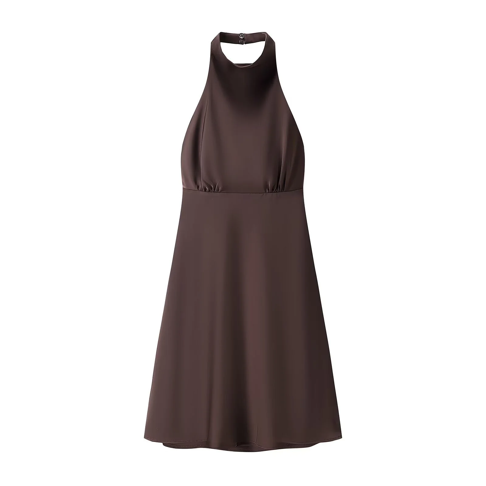 Damen Halterkleid mit schwingendem Rock und elegantem, fließendem Schnitt R&B - Image 7