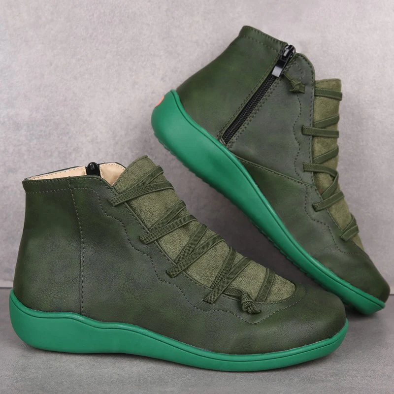 Damen High-Top Sneaker mit modischem Schnür- und Reißverschlussdesign R&B - Image 6