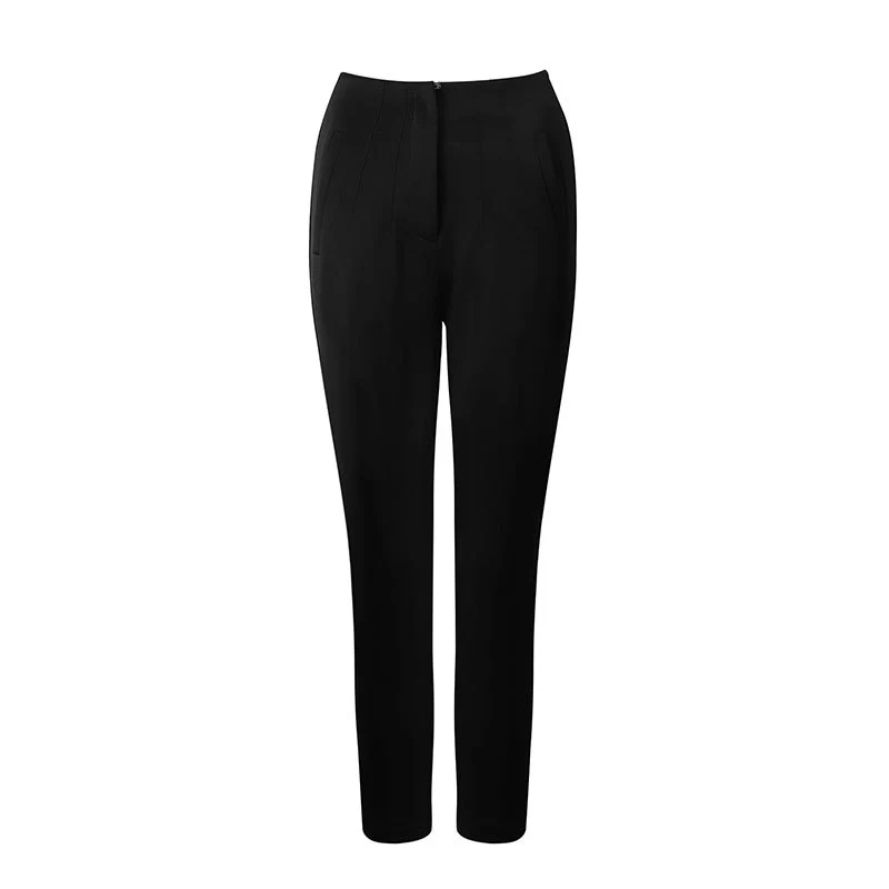 Damen Hochgeschnittene Anzughose mit eleganter Bügelfalte und seitlichen Eingrifftaschen R&B - Image 6
