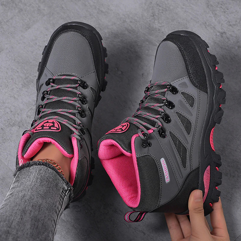 Damen Hochleistungs-Wanderschuhe mit rutschfester Profilsohle und atmungsaktivem Obermaterial R&B - Image 3