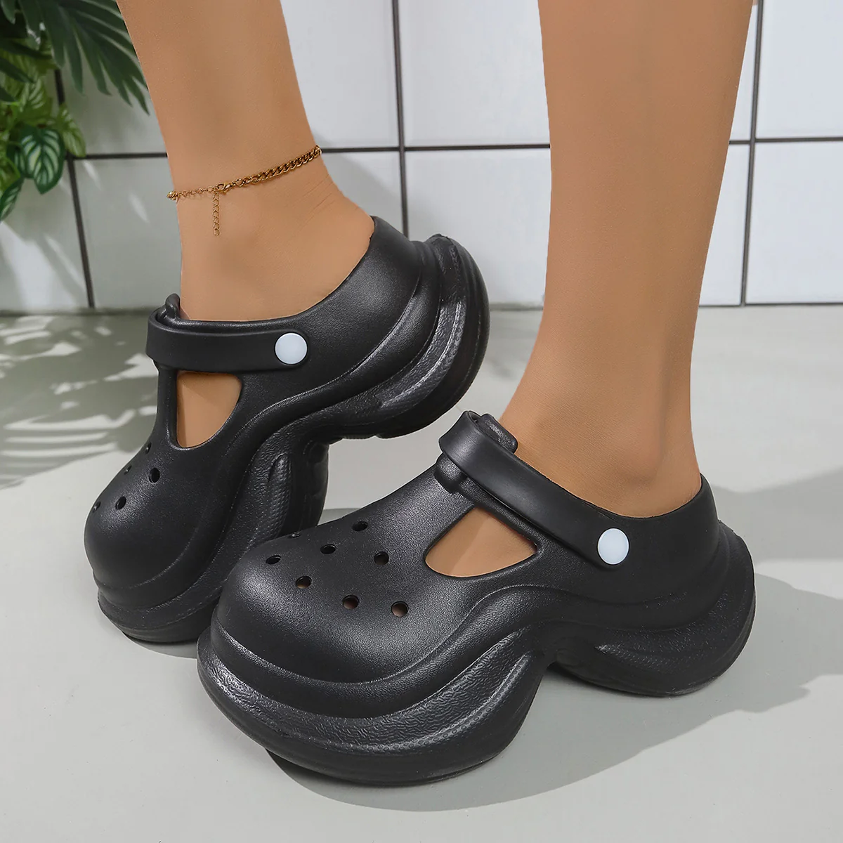 Damen Hochwertige Clogs mit ergonomischem Design und verstellbarem Riemen R&B - Image 6