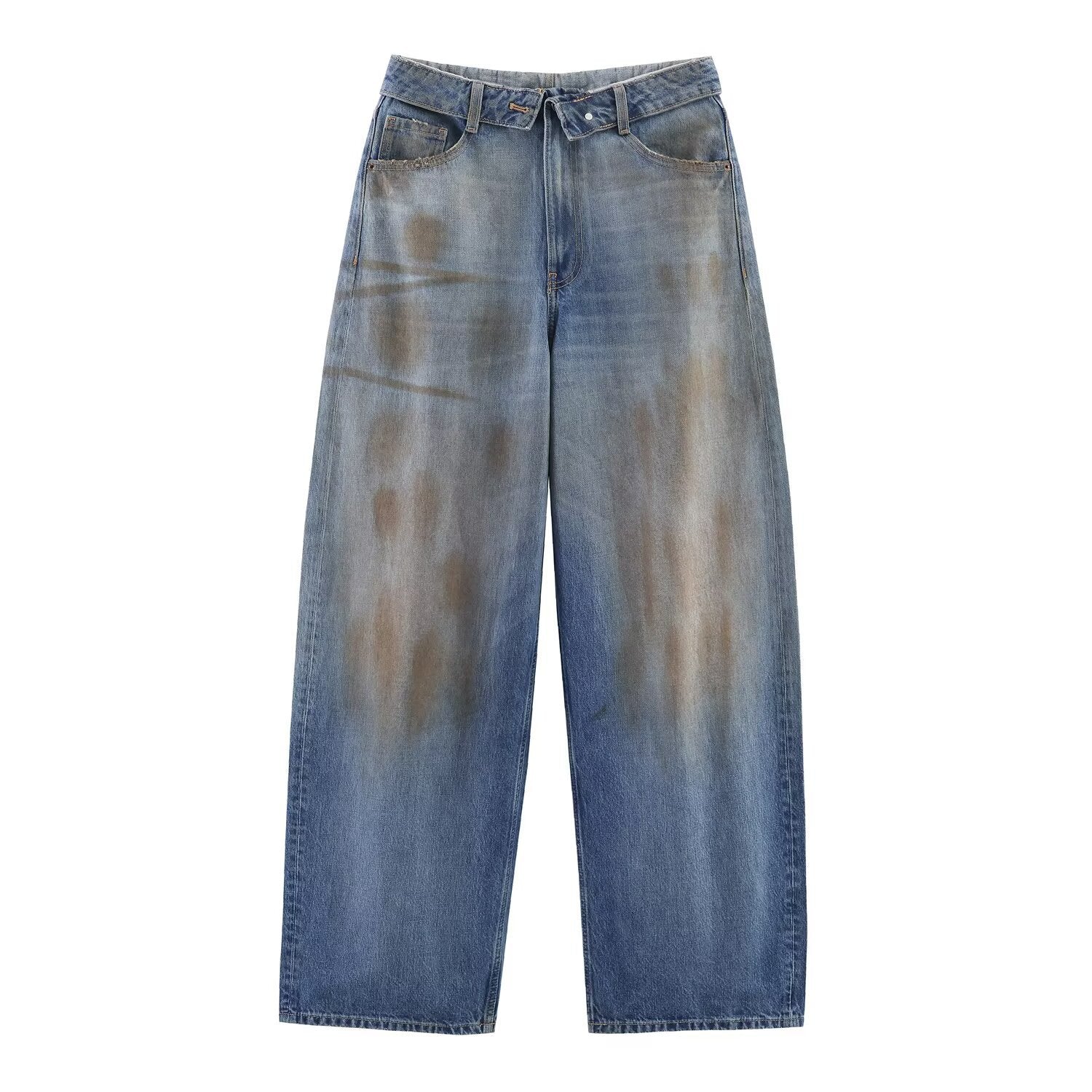 Damen hochwertige Destroyed Jeans im lässigen Baggy-Stil mit modernen Akzenten R&B - Image 2