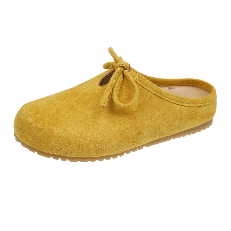 Damen hochwertige Slipper mit weichem Innensohle und dekorativem Schleifchen R&B - Image 6