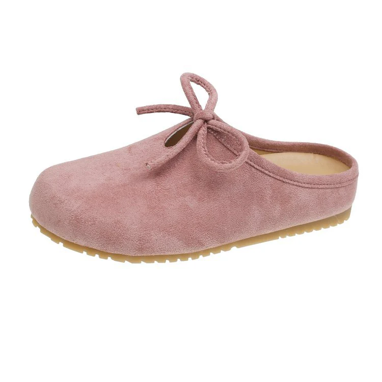 Damen hochwertige Slipper mit weichem Innensohle und dekorativem Schleifchen R&B - Image 9