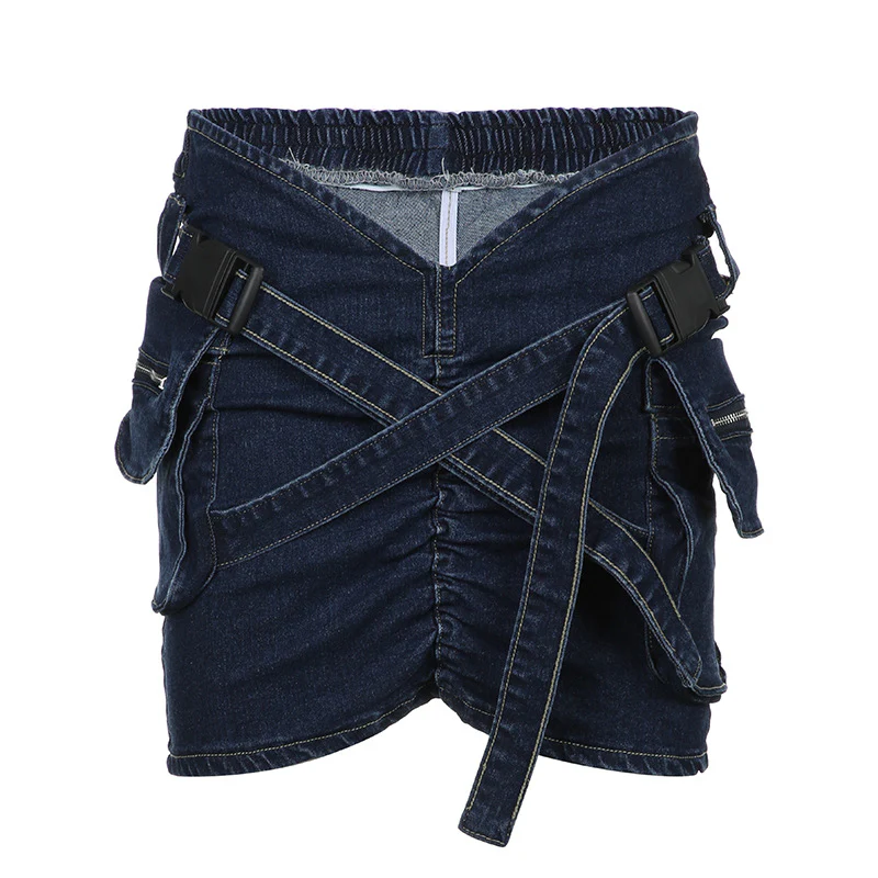 Damen Jeansrock mit praktischem Taschen-Design und trendigem Gürtelsystem R&B - Image 7
