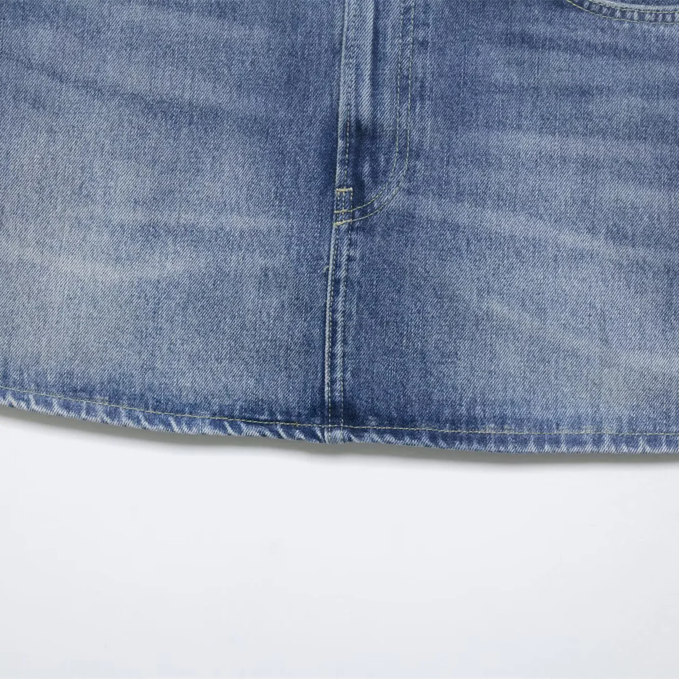 Damen Jeansrock mit verstellbarem Gürtel und klassischen Taschen R&B - Image 4