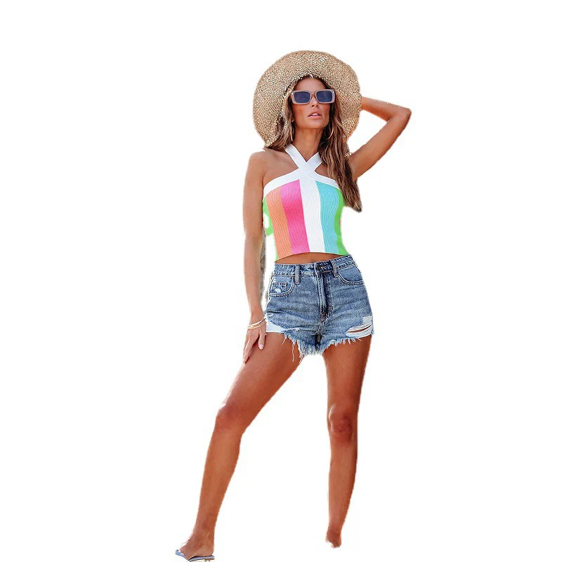 Damen Jeansshorts mit lässigem Schnitt und fransigen Säumen R&B - Image 5