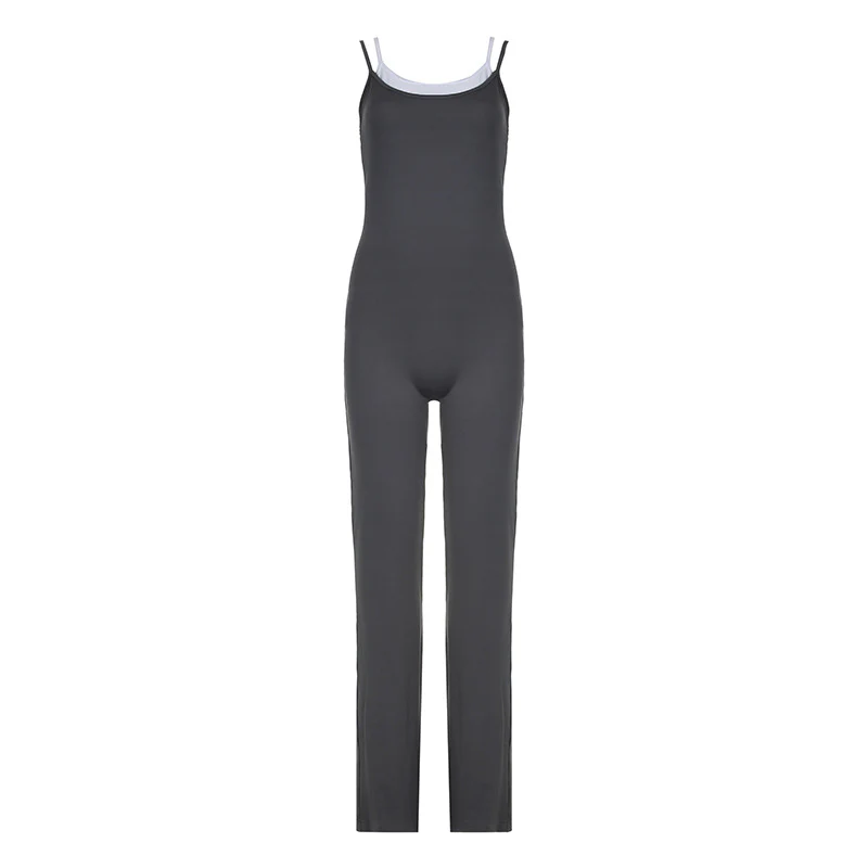 Damen Jumpsuit mit schmalen Trägern und modernen Streifen Heidi-Mode - Image 7