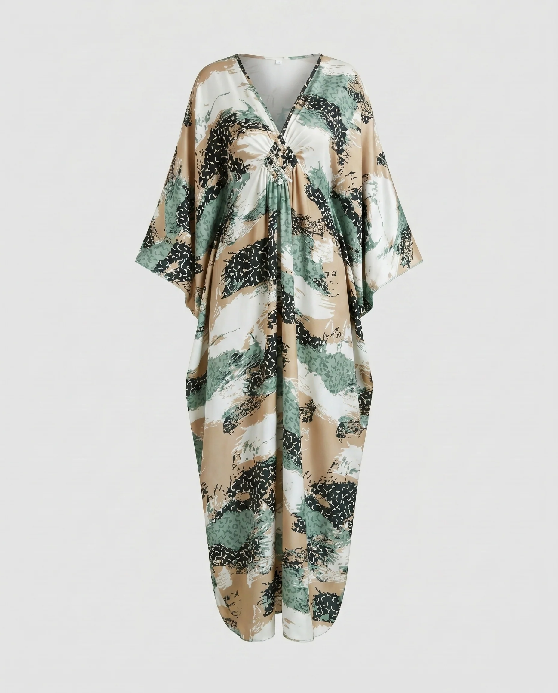 Damen Kaftan mit elegantem Marmordesign und weiten Ärmeln R&B - Image 11