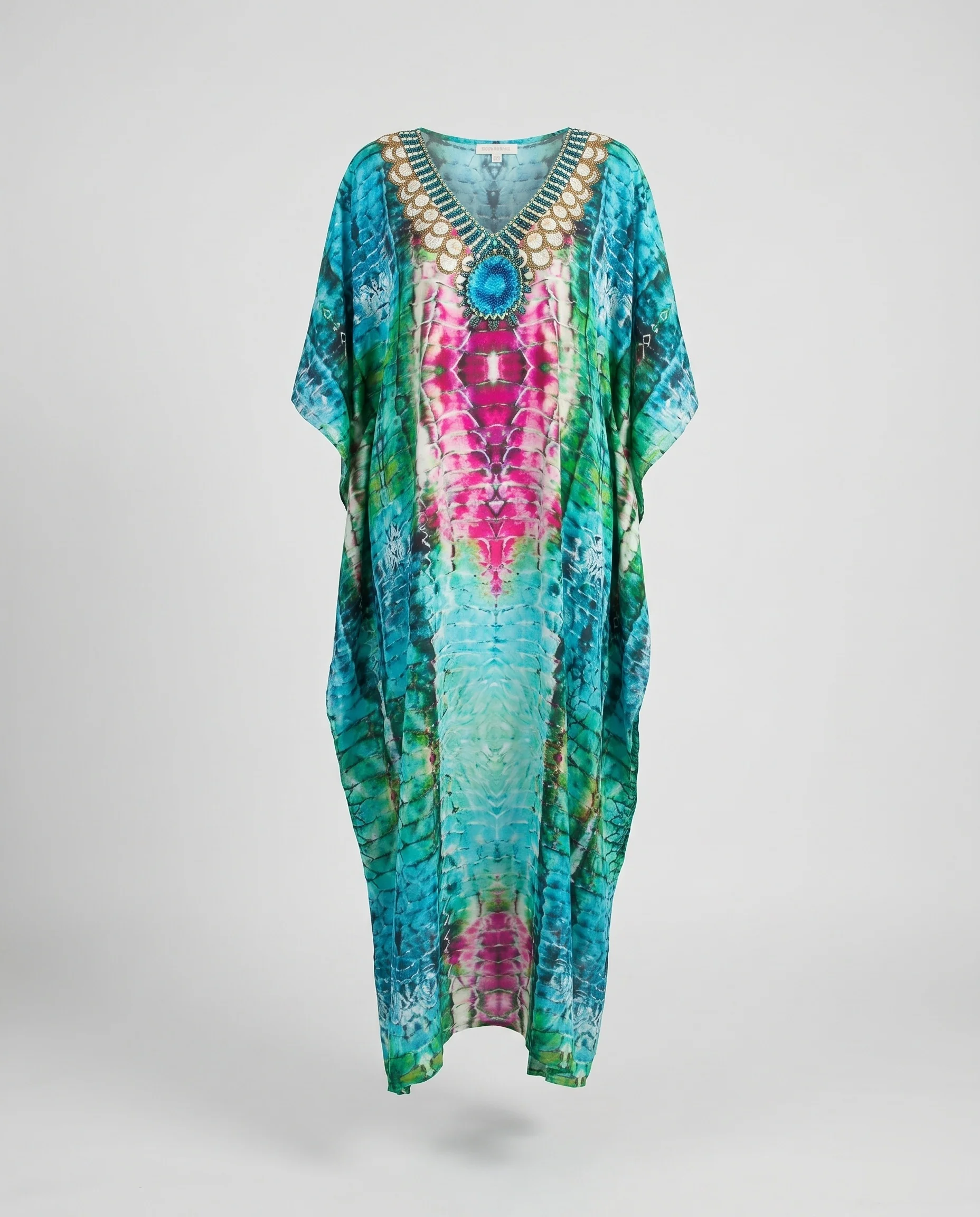 Damen Kaftan mit kunstvollem Muster und fließendem Schnitt R&B - Image 5