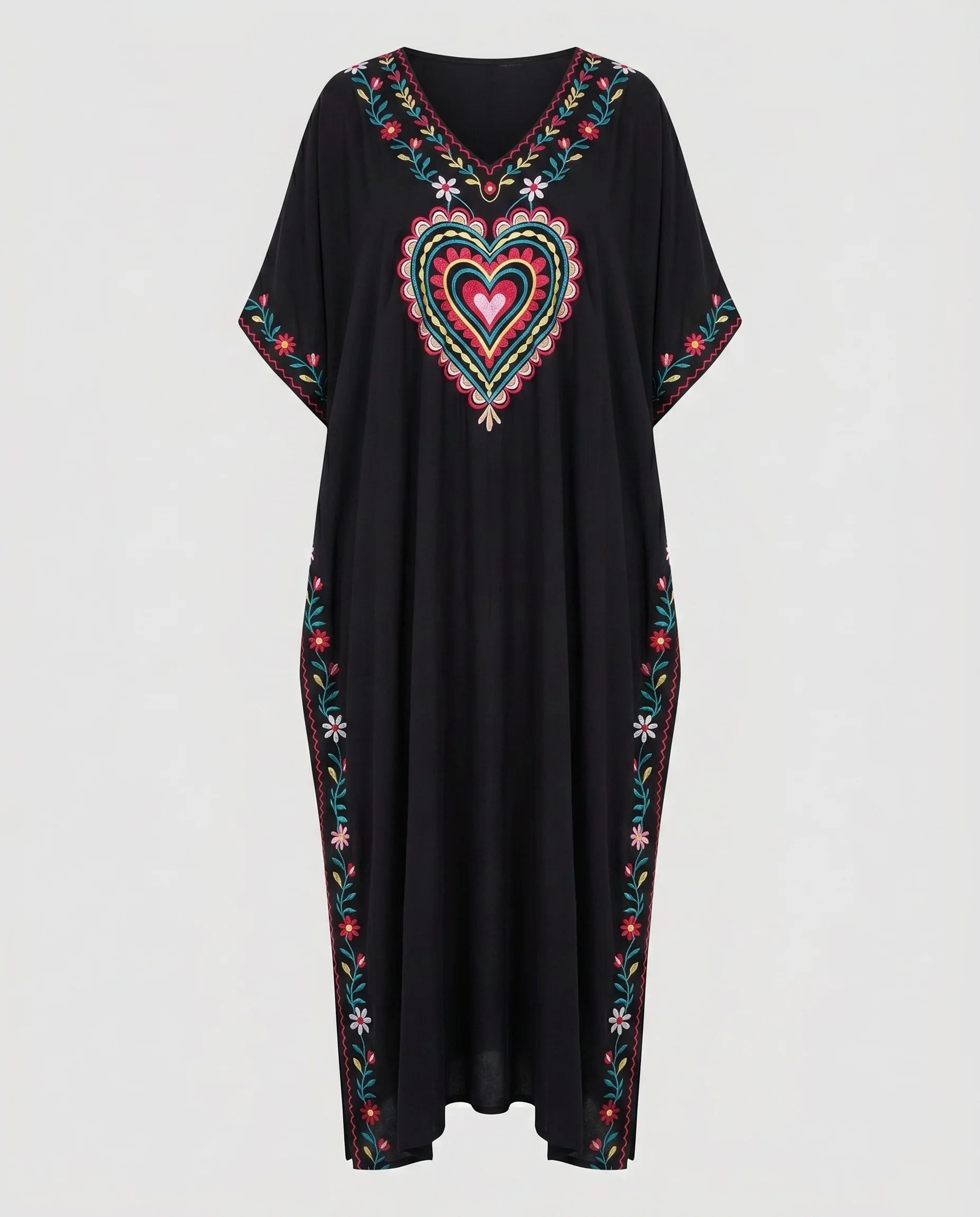 Damen Kaftan mit kunstvoller Bestickung und fließendem Schnitt R&B - Image 5
