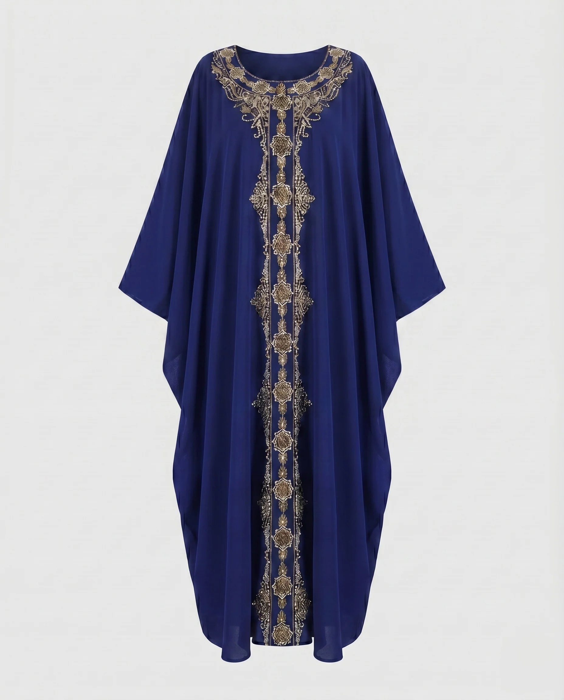 Damen Kaftankleid mit filigraner Stickerei und elegantem Schnitt R&B - Image 6