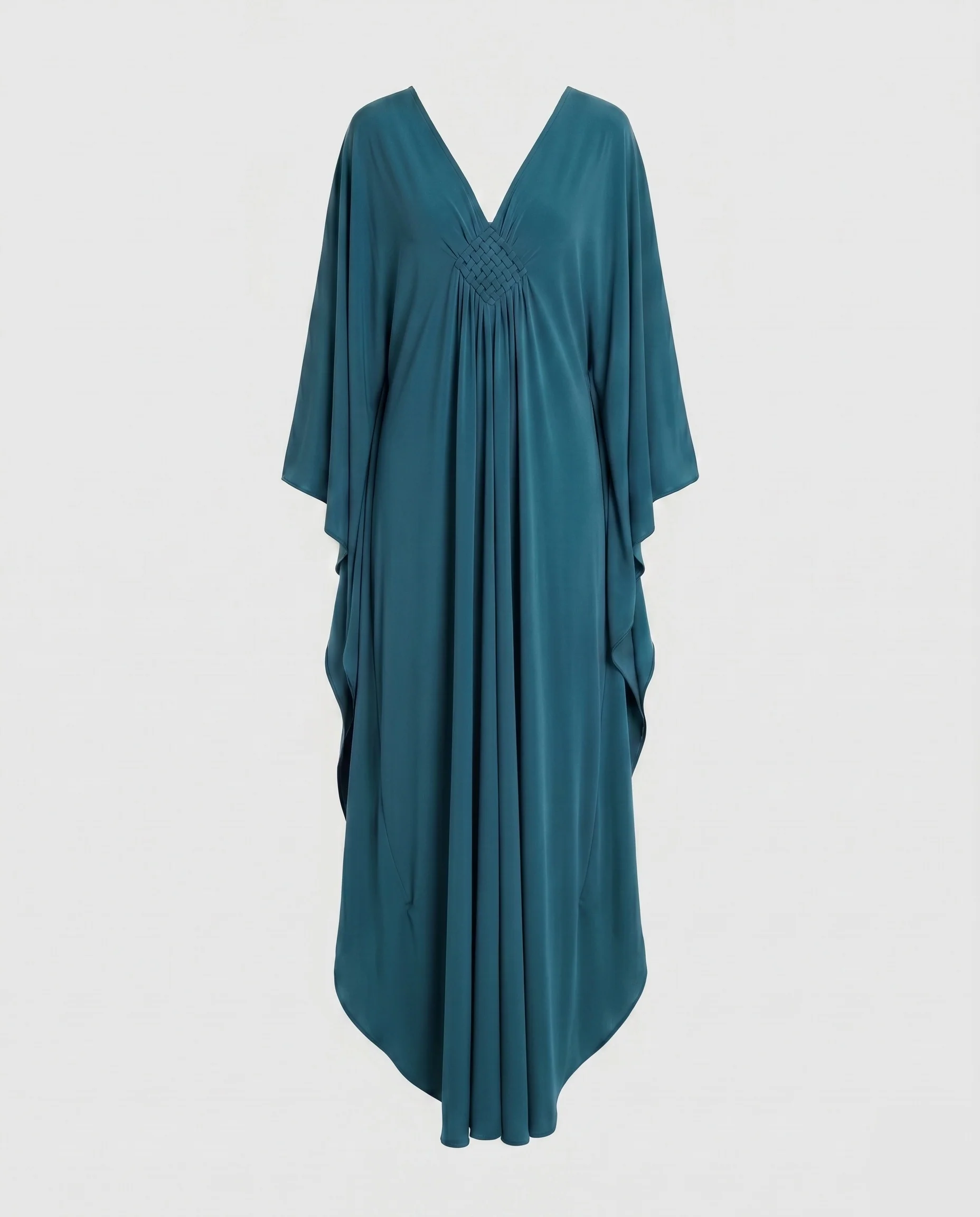 Damen Kaftanrobe mit elegantem V-Ausschnitt und lässigem Schnitt R&B - Image 14