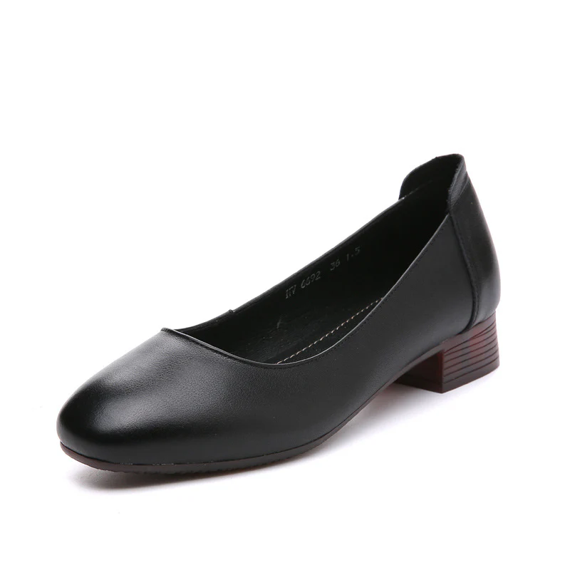 Damen Klassische Ballerinas mit elegantem Blockabsatz und komfortabler Sohle R&B - Image 5