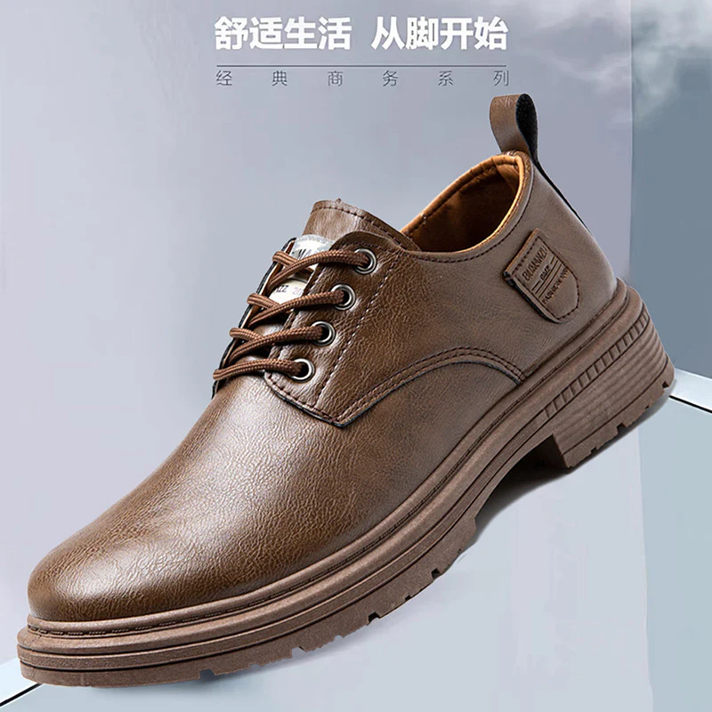Damen Klassische Lederschuhe mit rutschfester Sohle und elegantem Design R&B