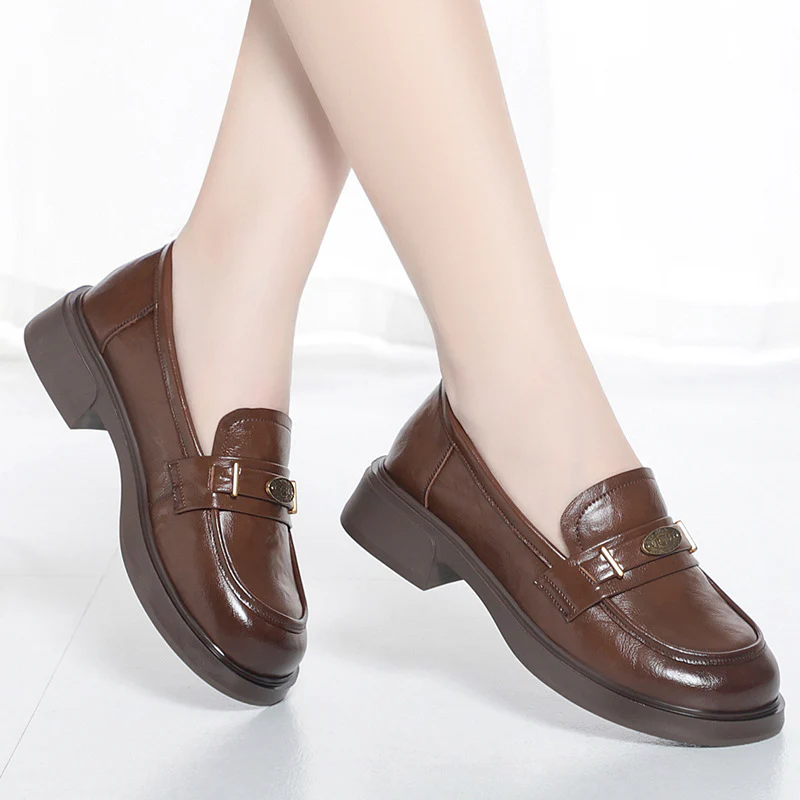 Damen Klassische Mokassins mit elegantem Kettendetail und rutschfester Sohle R&B - Image 3