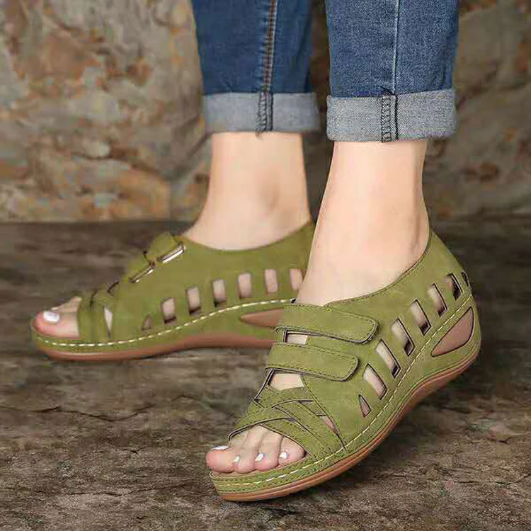 Damen Komfortsandalen mit atmungsaktivem Netzdesign und verstellbaren Riemen R&B - Image 4