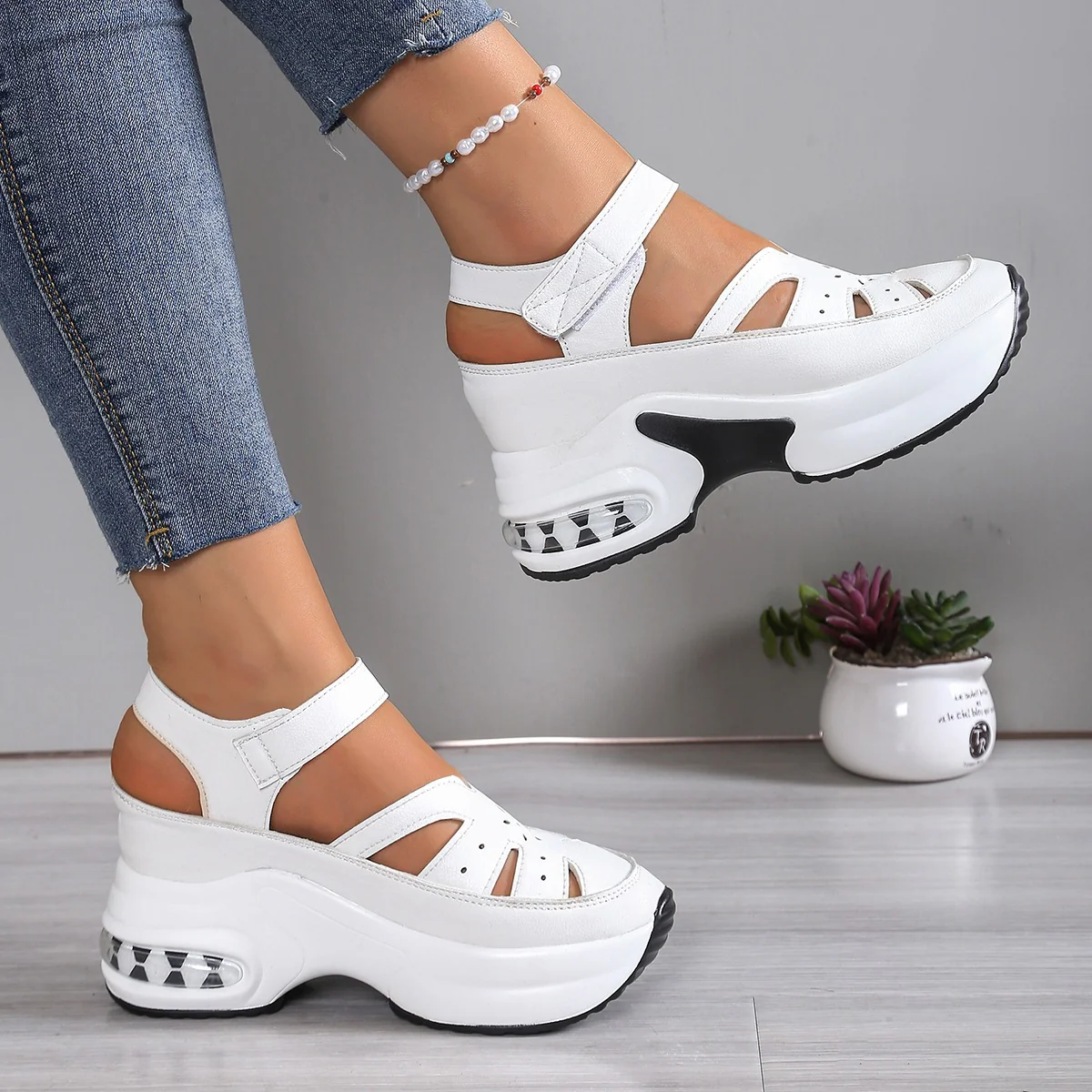 Damen Komfortable Air-Lite Sandalen R&B - Image 3