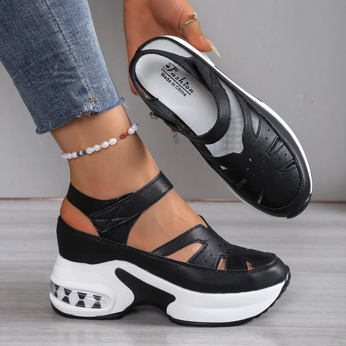 Damen Komfortable Air-Lite Sandalen R&B - Image 6
