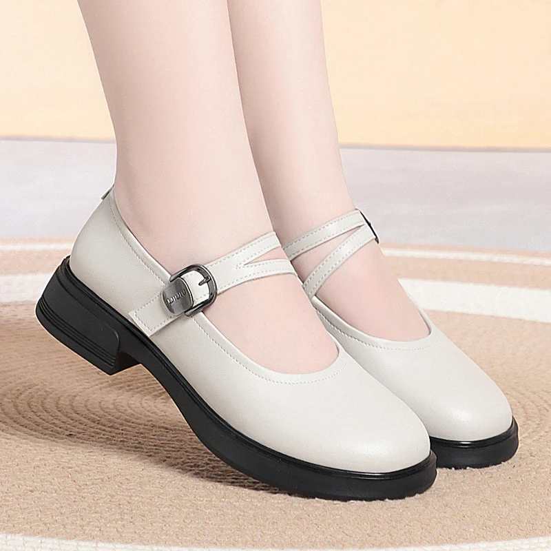 Damen Komfortable Ballerinas mit verstellbarem Riemen R&B - Image 2