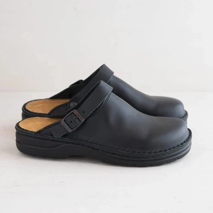 Damen Komfortable Clogs aus hochwertigem Wildleder mit anatomischer Fußbettgestaltung R&B - Image 8