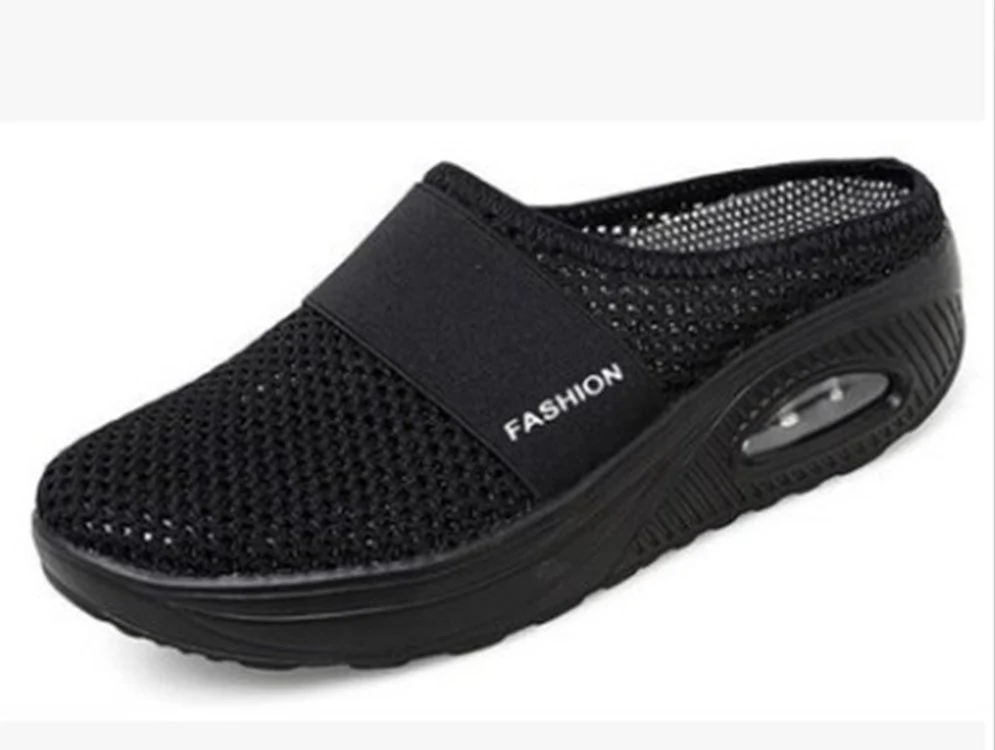 Damen Komfortable Clogs mit atmungsaktivem Mesh-Obermaterial und gepolsterter Sohle R&B - Image 13