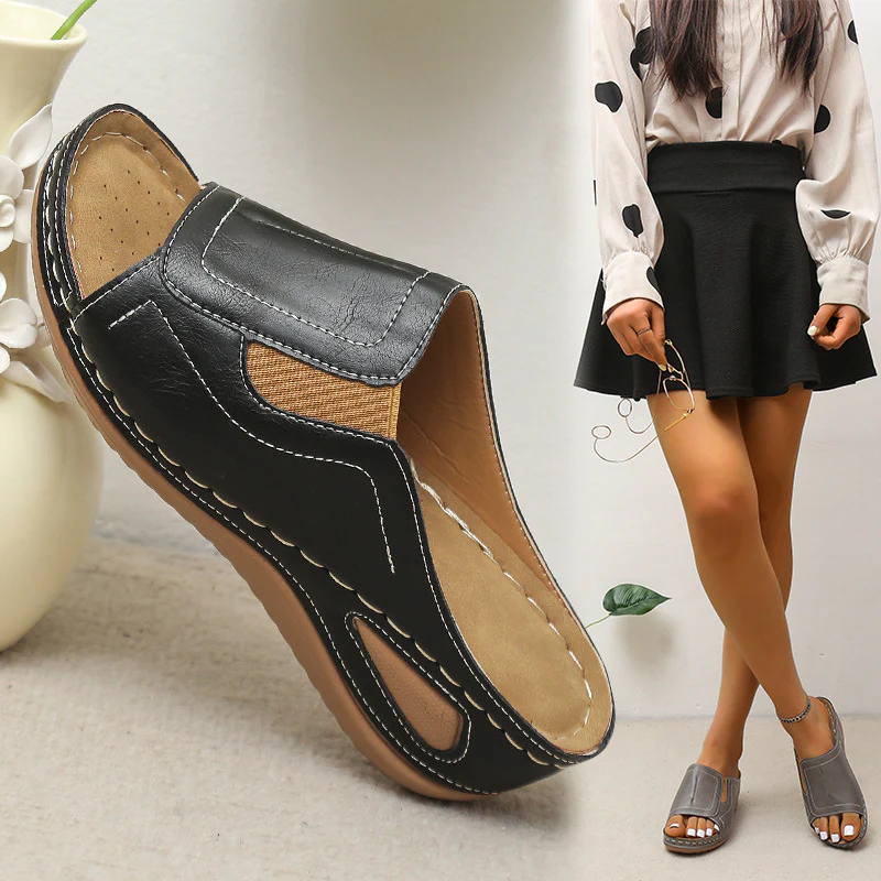 Damen Komfortable Clogs mit elegantem Design und ergonomischem Fußbett R&B - Image 4