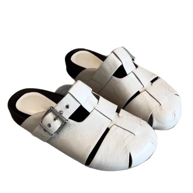 Damen Komfortable Clogs mit modischem Schnallenverschluss R&B - Image 5
