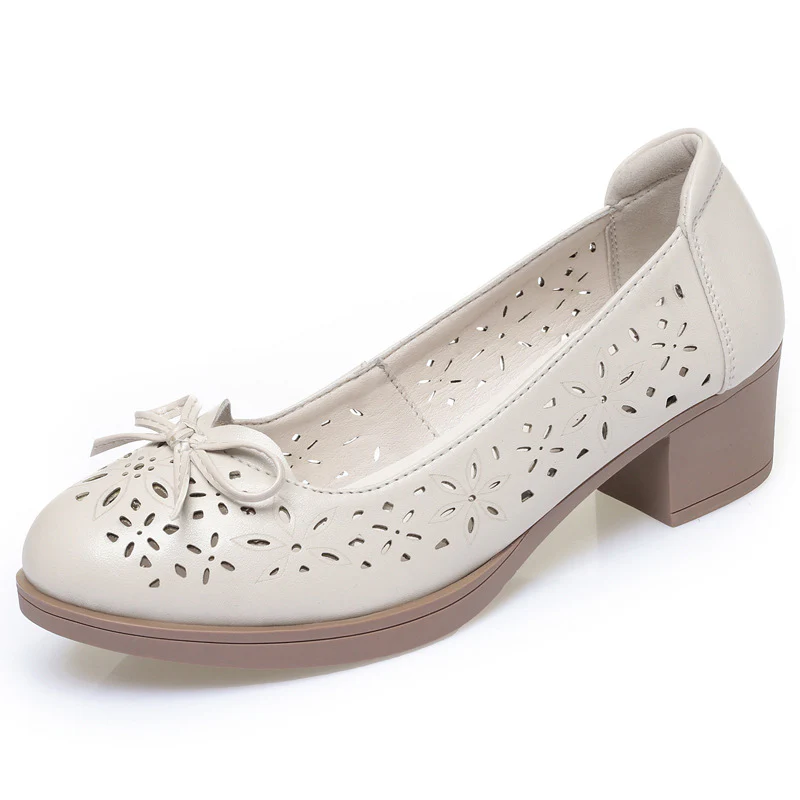 Damen Komfortable Cut-Out Ballerinas R&B - Image 5
