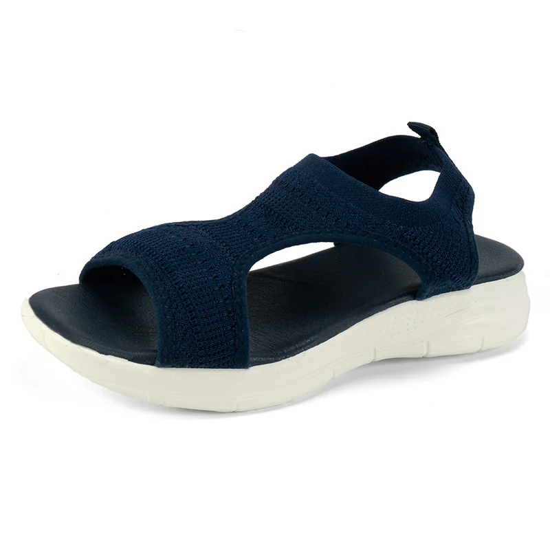 Damen Komfortable Freizeit-Sandalen mit atmungsaktivem Obermaterial und rutschfester Sohle R&B - Image 5