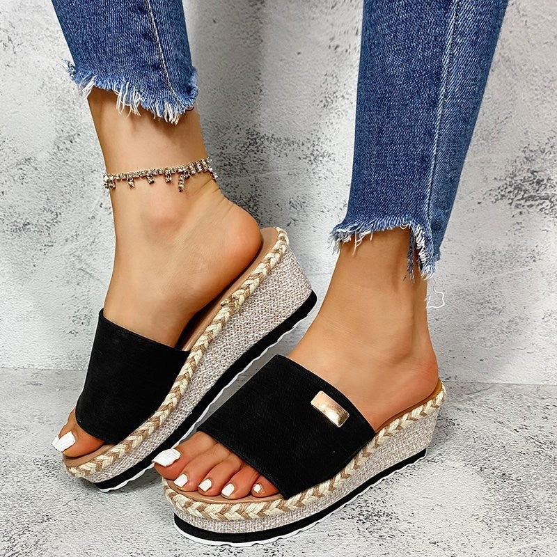 Damen Komfortable Keil-Sandalen R&B - Image 3