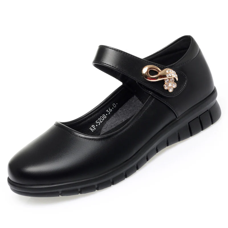 Damen Komfortable Mary Jane Ballerinas mit Schmuckdetail R&B - Image 6