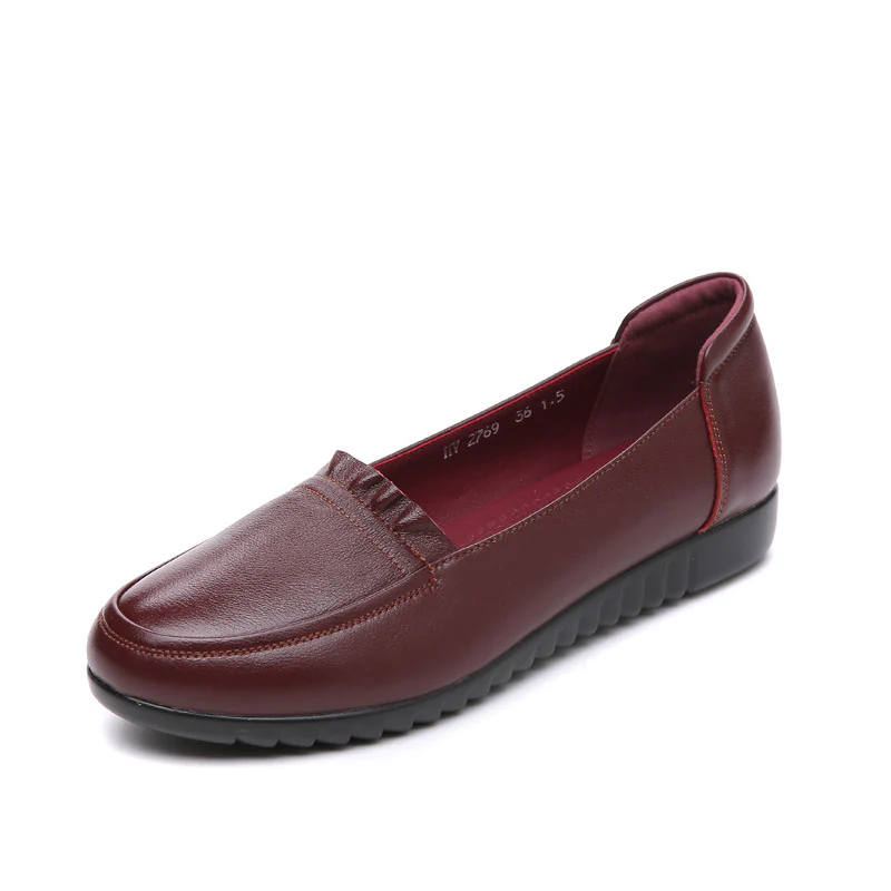 Damen Komfortable Mokassins mit eleganter Rüschendetail R&B - Image 6
