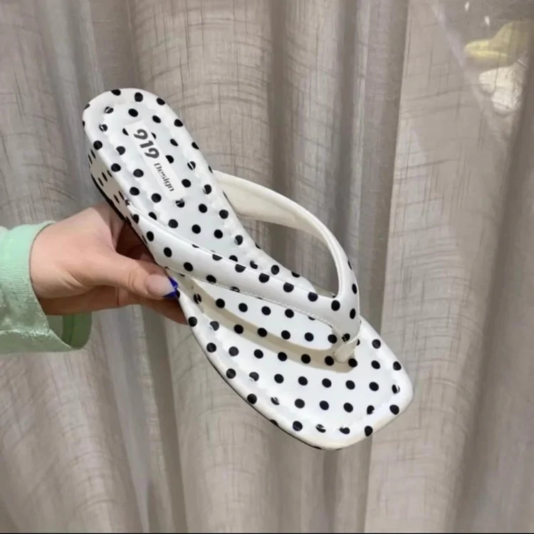 Damen komfortable Pantolette mit modischem Punktdesign R&B - Image 6