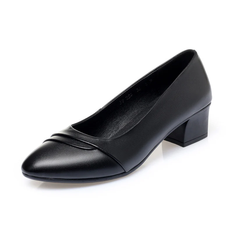 Damen Komfortable Pumps mit elegantem Rüschendesign und bequemem Blockabsatz R&B - Image 6
