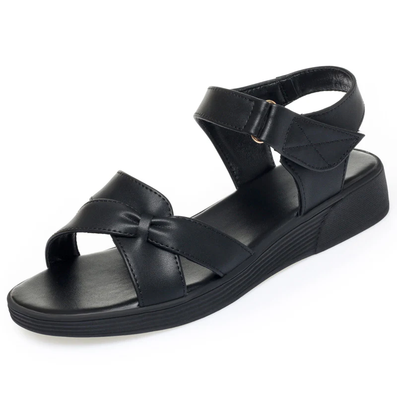 Damen Komfortable Riemchen-Sandalen mit verstellbarem Verschluss und eleganter Schleife R&B - Image 12