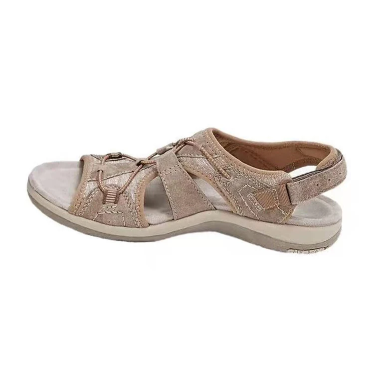Damen komfortable Riemensandalen mit atmungsaktivem Obermaterial und ergonomischer Sohle R&B - Image 12