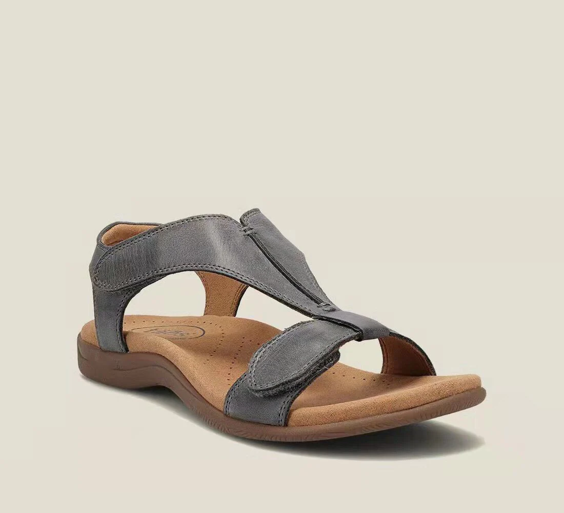Damen komfortable Sandalen mit ergonomischem Fußbett und verstellbarem Riemendesign R&B - Image 11