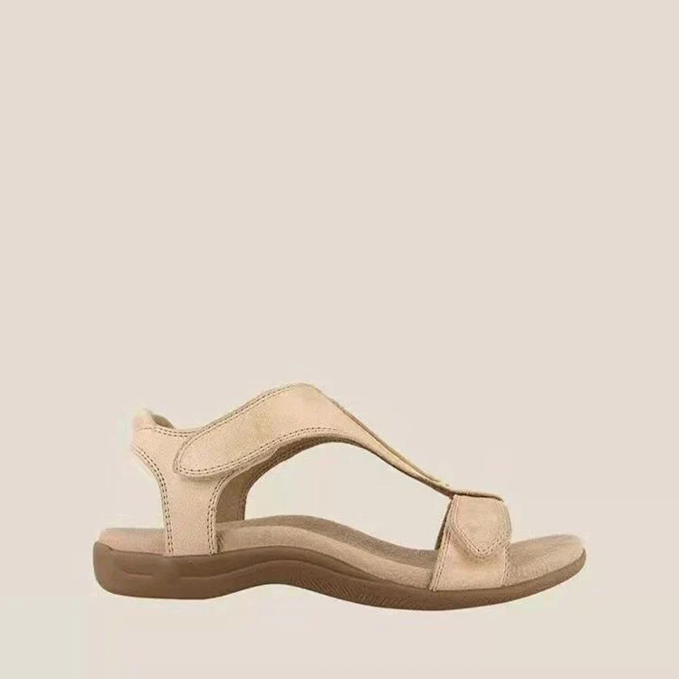Damen komfortable Sandalen mit ergonomischem Fußbett und verstellbarem Riemendesign R&B - Image 9