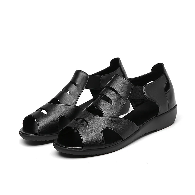 Damen Komfortable Sandalen mit modischen Cut-Outs und elastischen Riemen R&B - Image 8