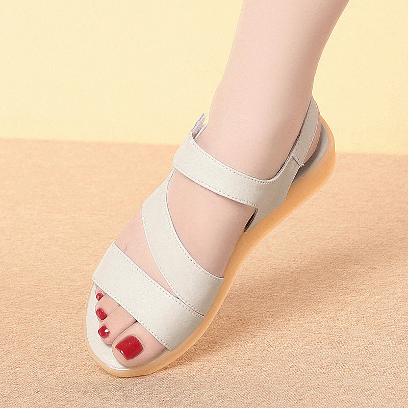 Damen Komfortable Sandalen mit verstellbarem Fesselriemen und dämpfender Sohle R&B - Image 3