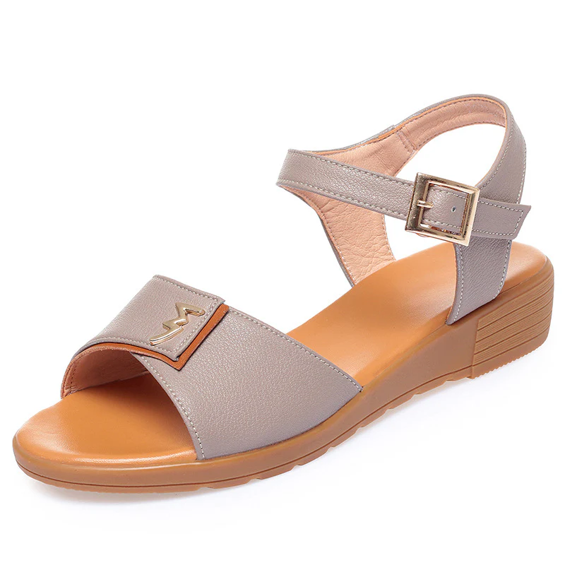Damen Komfortable Sandalen mit verstellbarem Fesselriemen und modischem Schnitt R&B - Image 8