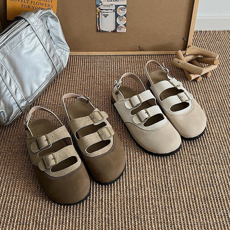 Damen Komfortable Sandalen mit verstellbaren Riemen und ergonomischer Sohle R&B - Image 4