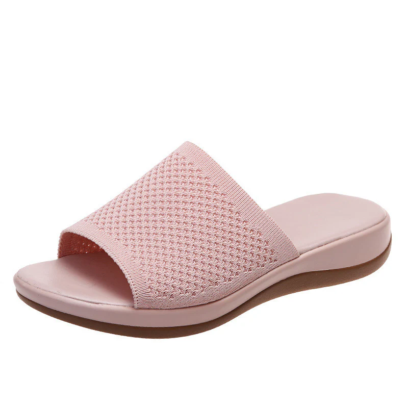 Damen Bequeme Slipper-Sandalen mit atmungsaktivem Gewebe R&B - Image 7