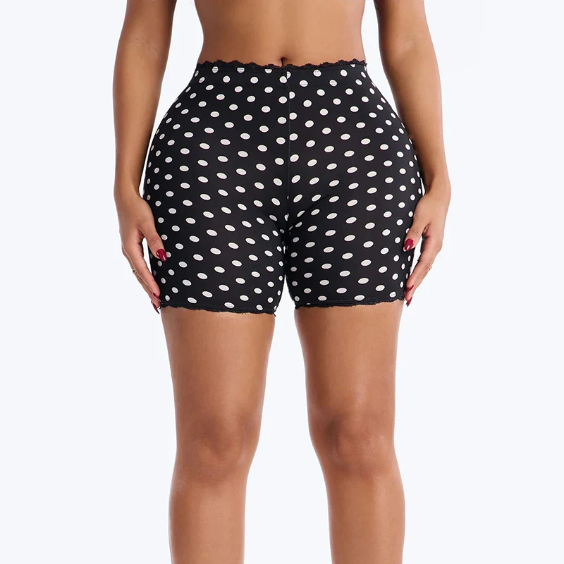Damen Komfortable Shorts mit einzigartigem Fleckenmuster R&B