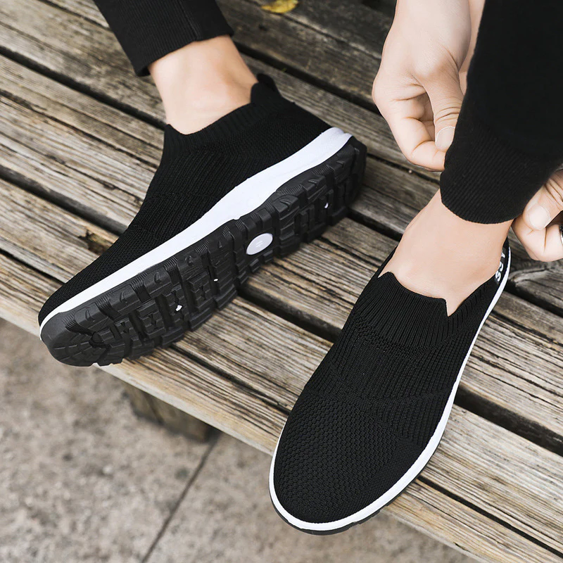 Damen Komfortable Slip-On Laufschuhe mit atmungsaktivem Mesh-Obermaterial R&B - Image 2