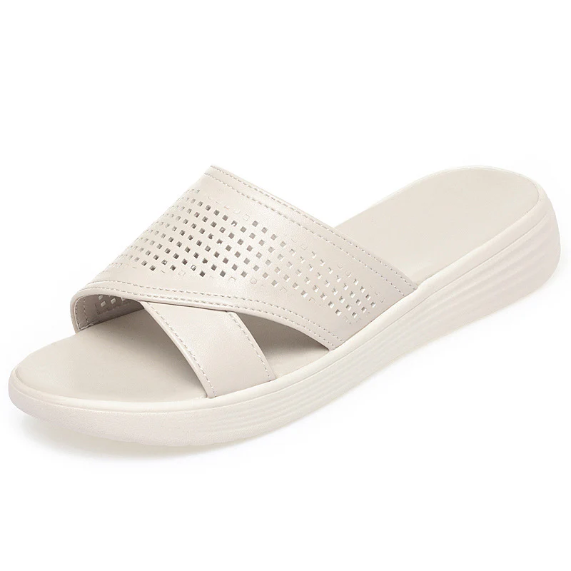Damen Komfortable Slip-On Sandalen mit atmungsaktiven Netzdetails R&B - Image 6