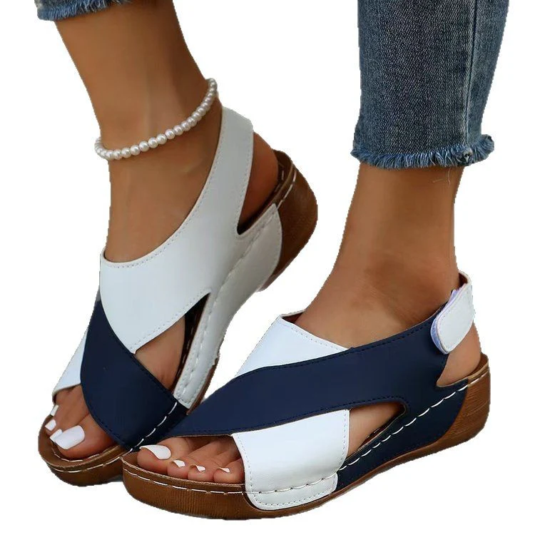 Damen Komfortable Wedge-Sandalen mit atmungsaktiven Riemen und modischem Schnitt R&B - Image 5